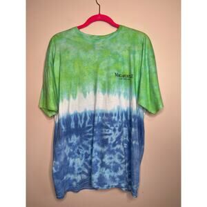 Margaritaville Jimmy Buffett Las Vegas Blue Green Tourist Tie Dye Shirt XL